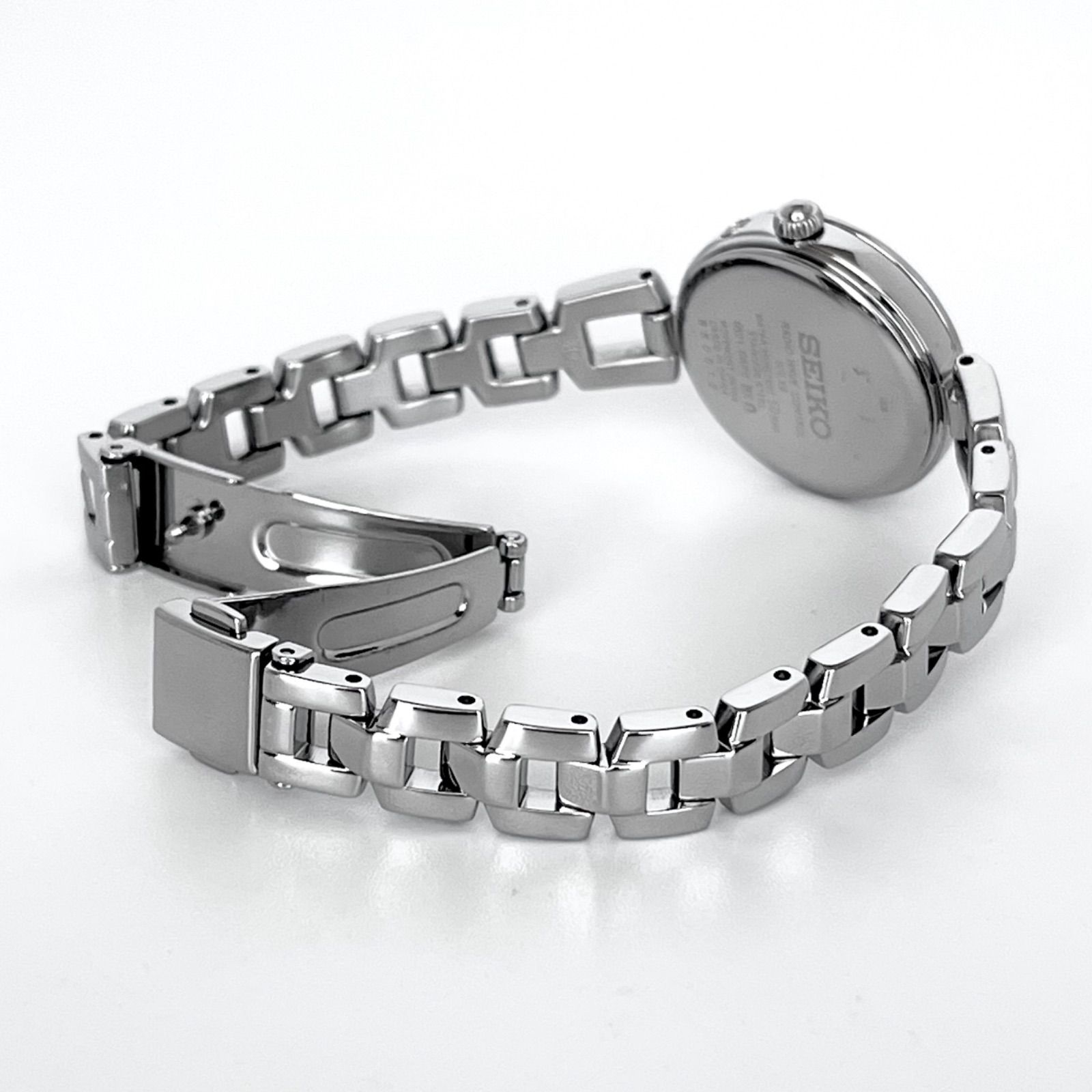 セイコー レディース 腕時計 稼働 電波ソーラー 磨き済み】SEIKO