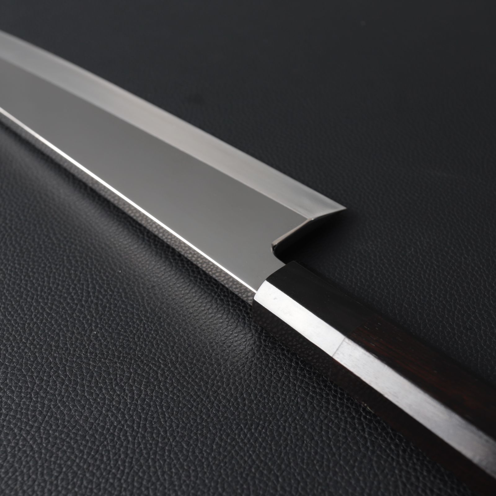 出刃包丁 9寸 刃渡り270 mm 通常鏡面仕上げ 本刃付け 八角柄 時選択可