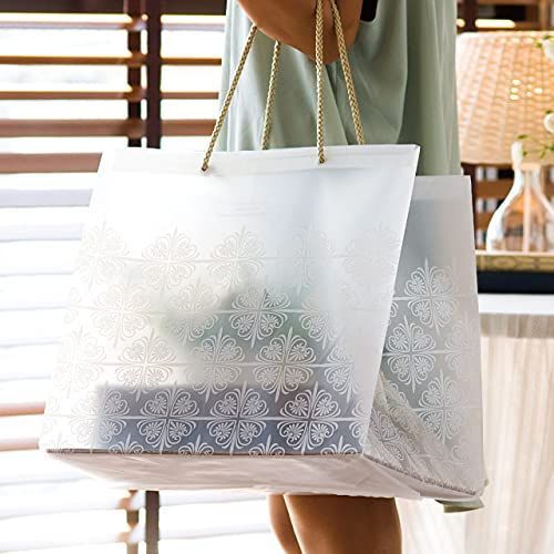 手提げ袋 ハンドル付 クラシックフロスト-L 10枚 CLF-2LB