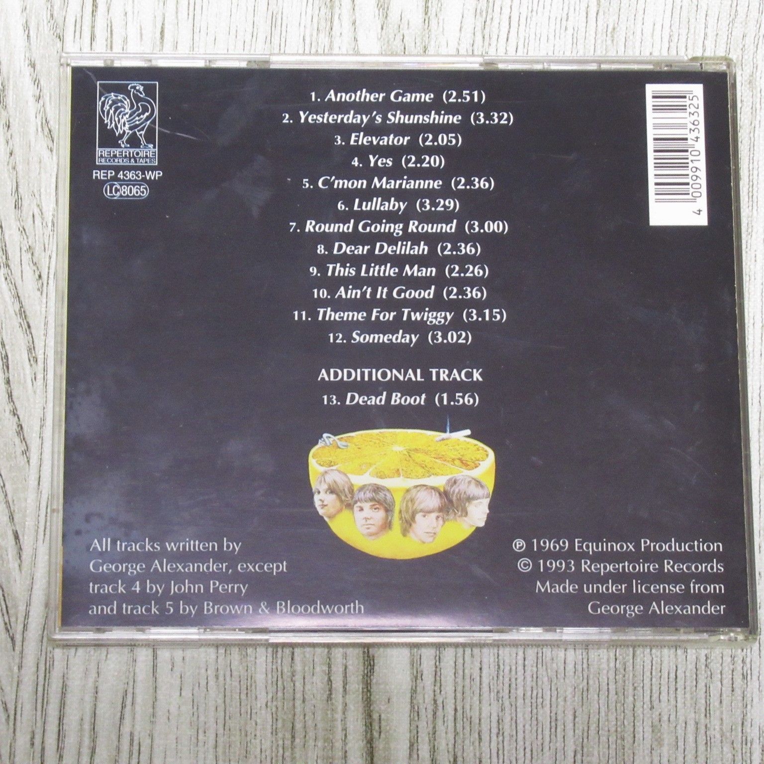 CD GRAPEFRUTT AROUND GRAPEFRUIT REP 4363-WP ボートラ 全13曲