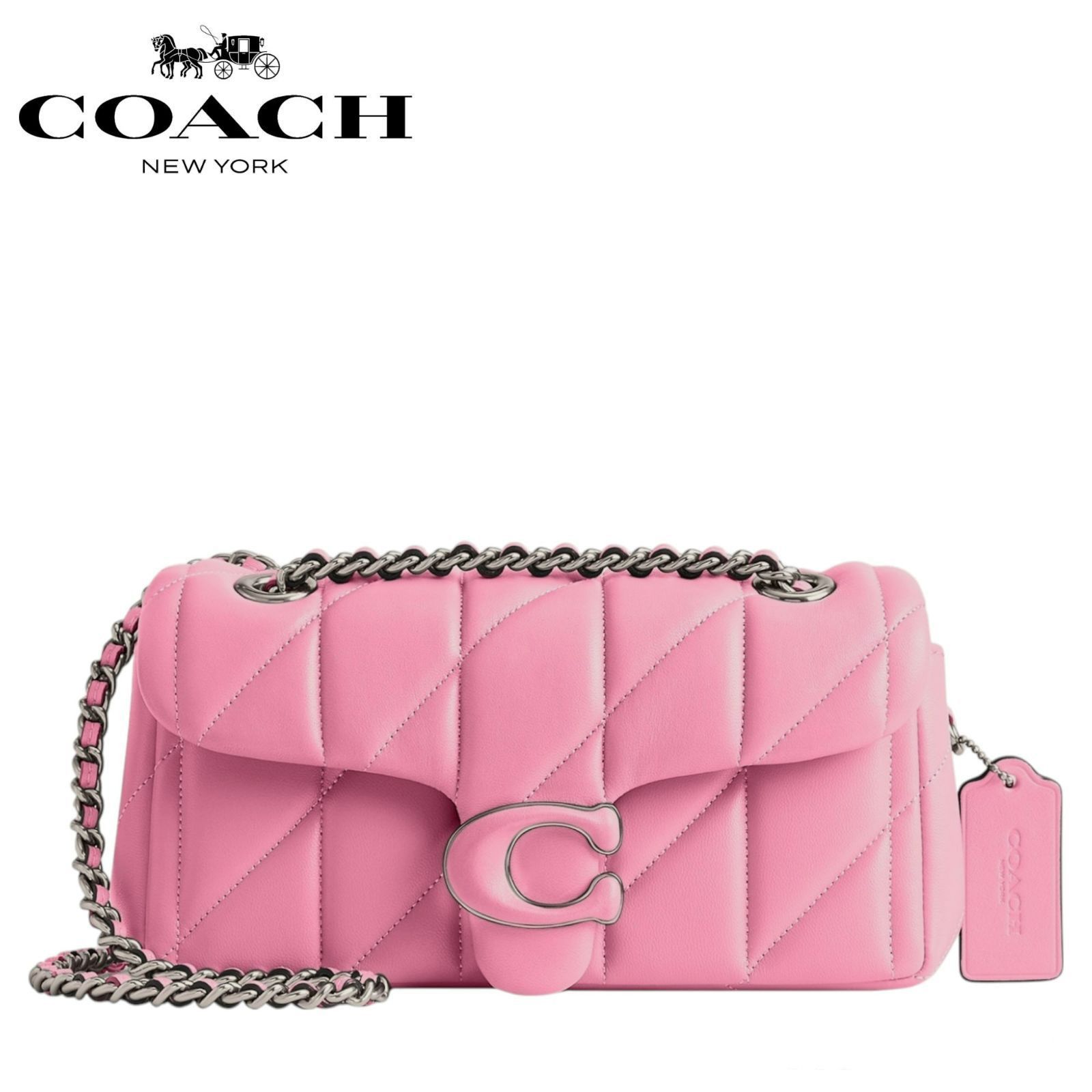 新品】COACH コーチ タビー ショルダーバッグ CP147 26キルティング  