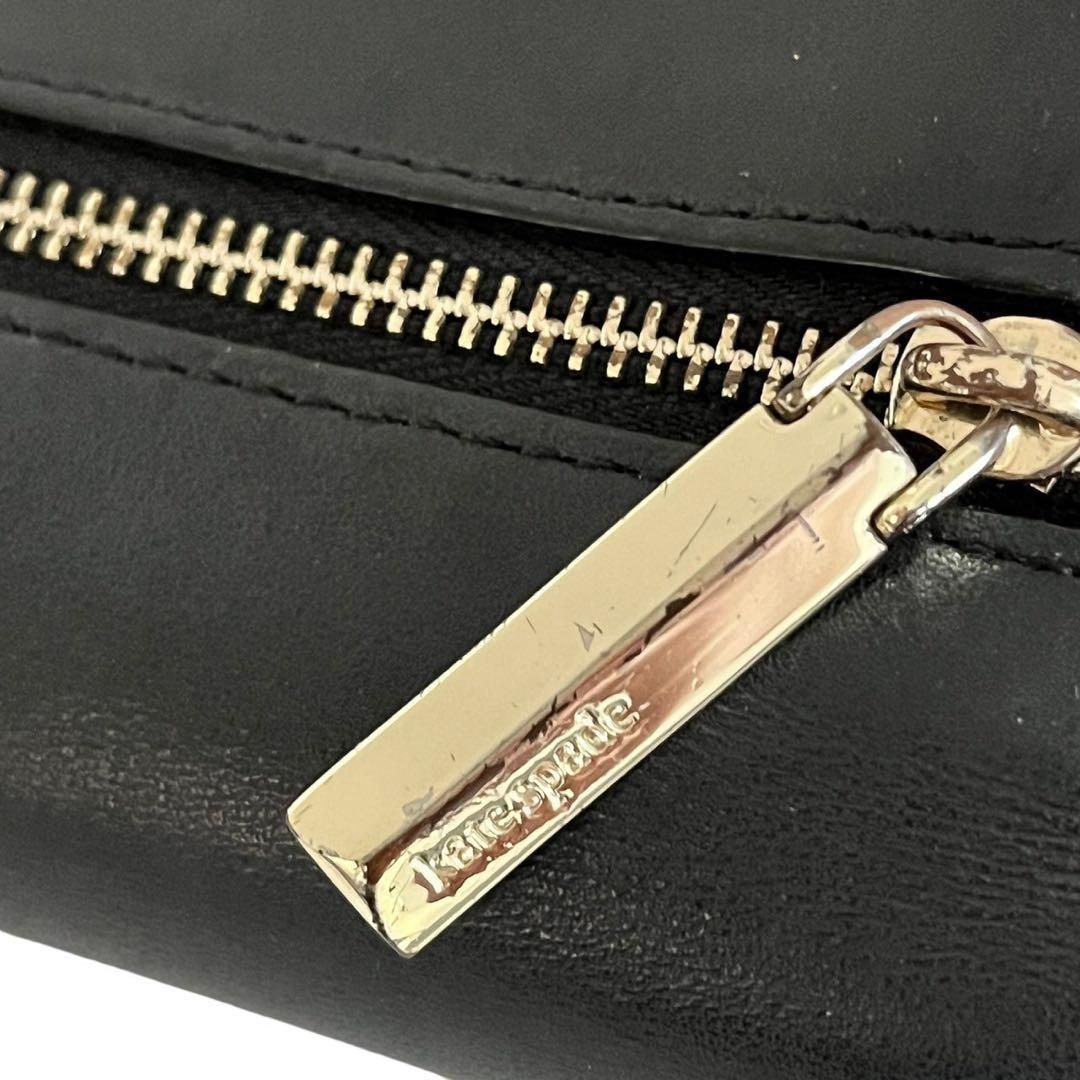 katespade ケイトスペード 財布 ブラック ピンク レザー 二コラ katespade ケイトスペード 財布 ブラック ピンク レザー 二コラ