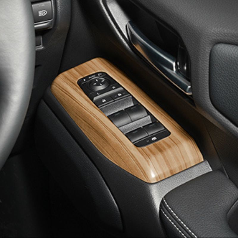 パワーウインドースイッチ部分 ライトブラウン 3Dインテリアパネル 4Pセット ランドクルーザー 250系 R6|4- LANBO LP1208-BM296 車 カスタム パーツ 内装