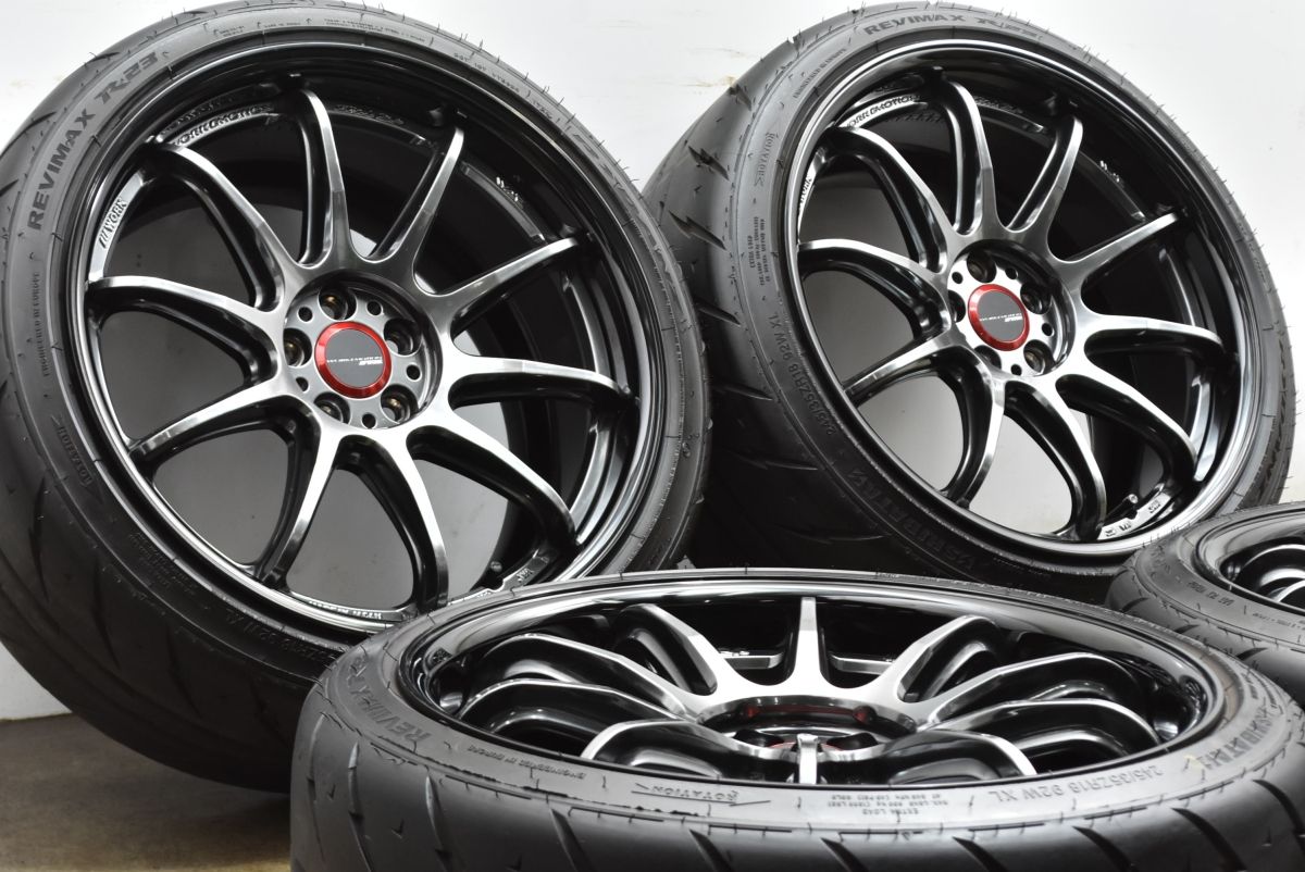 ワーク エモーション ZR10 2P 18in 9J 39 9.5J 45 PCD100 REVIMAX R23 245|35R18 GR86 BRZ プリウス レガシィ インプレッサ WORK