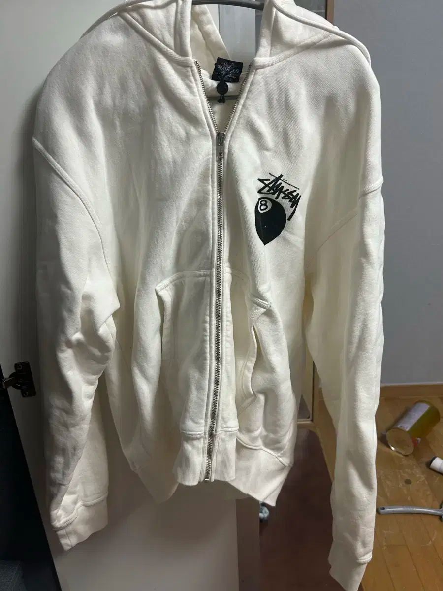 【雷市場（ポンジャン）商品韓国直送】 STUSSY(ステューシー) ファルボール フード付き ジップアップパーカー M どうぞ取ってください