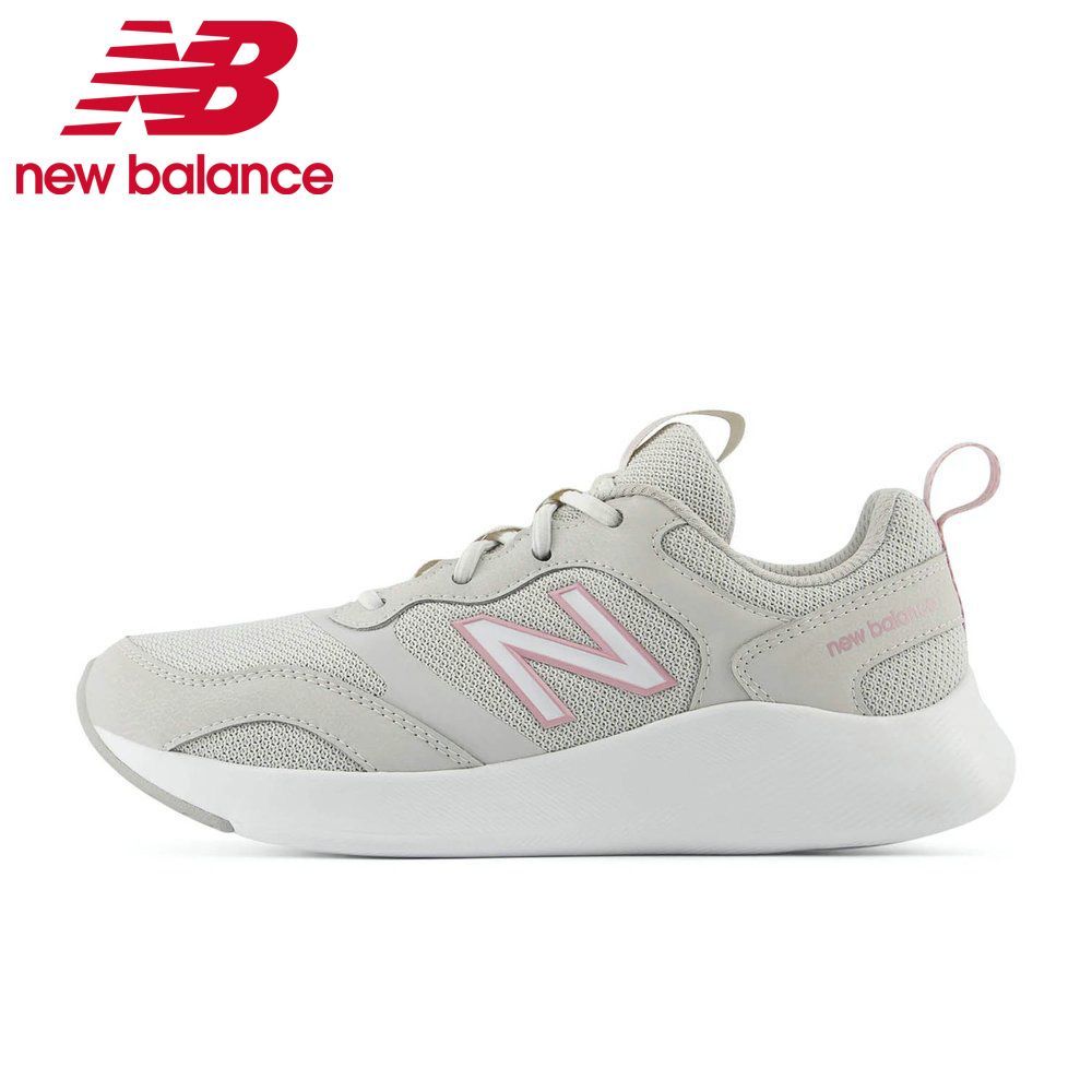 ニューバランス レディース スニーカー new balance WASMP AC2 2E グレー 幅広 靴 ウォーキング ローカット 紐ゴム ...