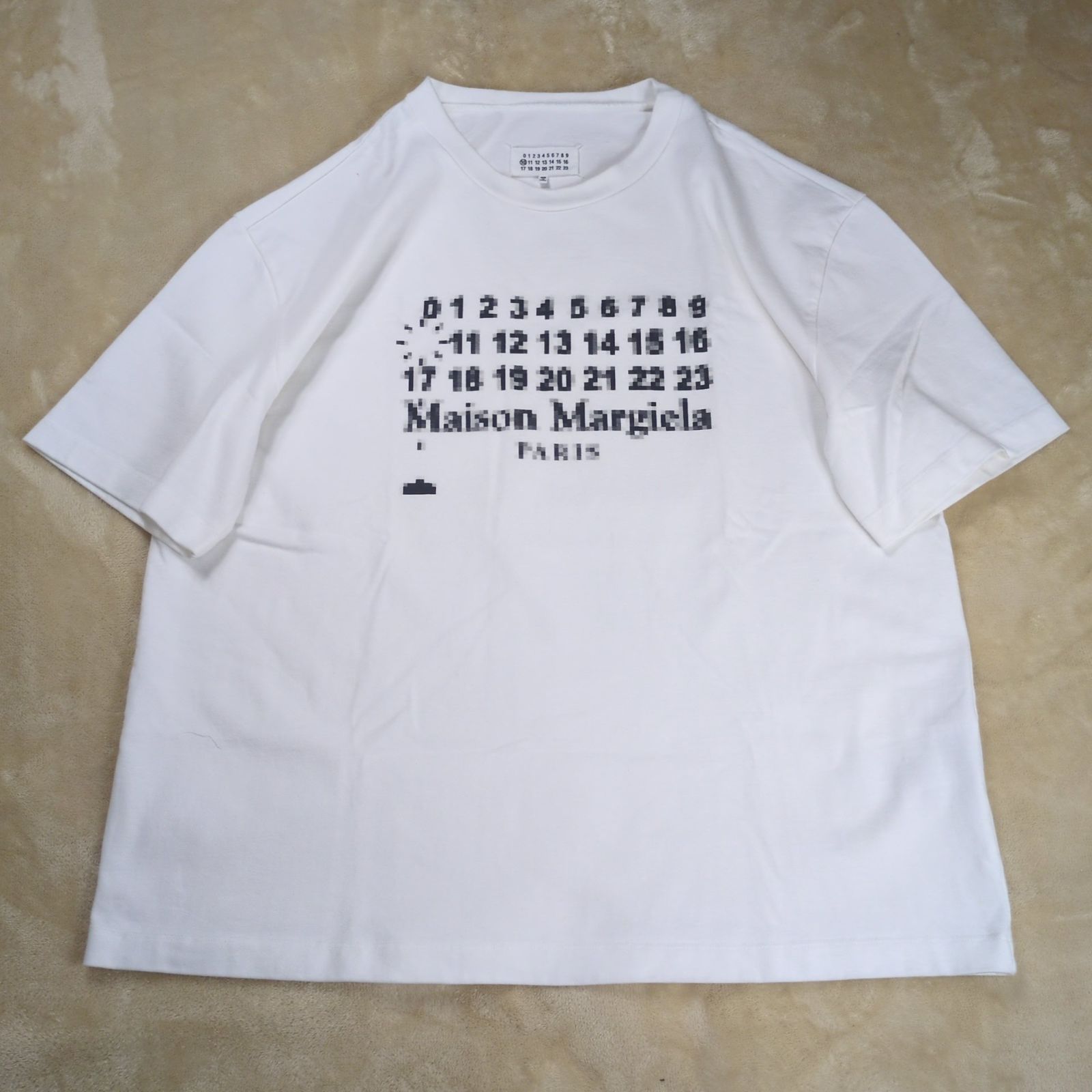 希少】メゾンマルジェラ モザイクロゴ インベーダー ビッグTシャツ 52 - メルカリ