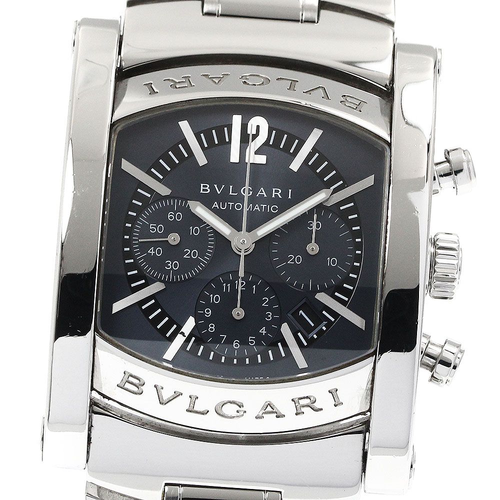ブルガリ BVLGARI AA44SCH アショーマ クロノグラフ デイト 自動