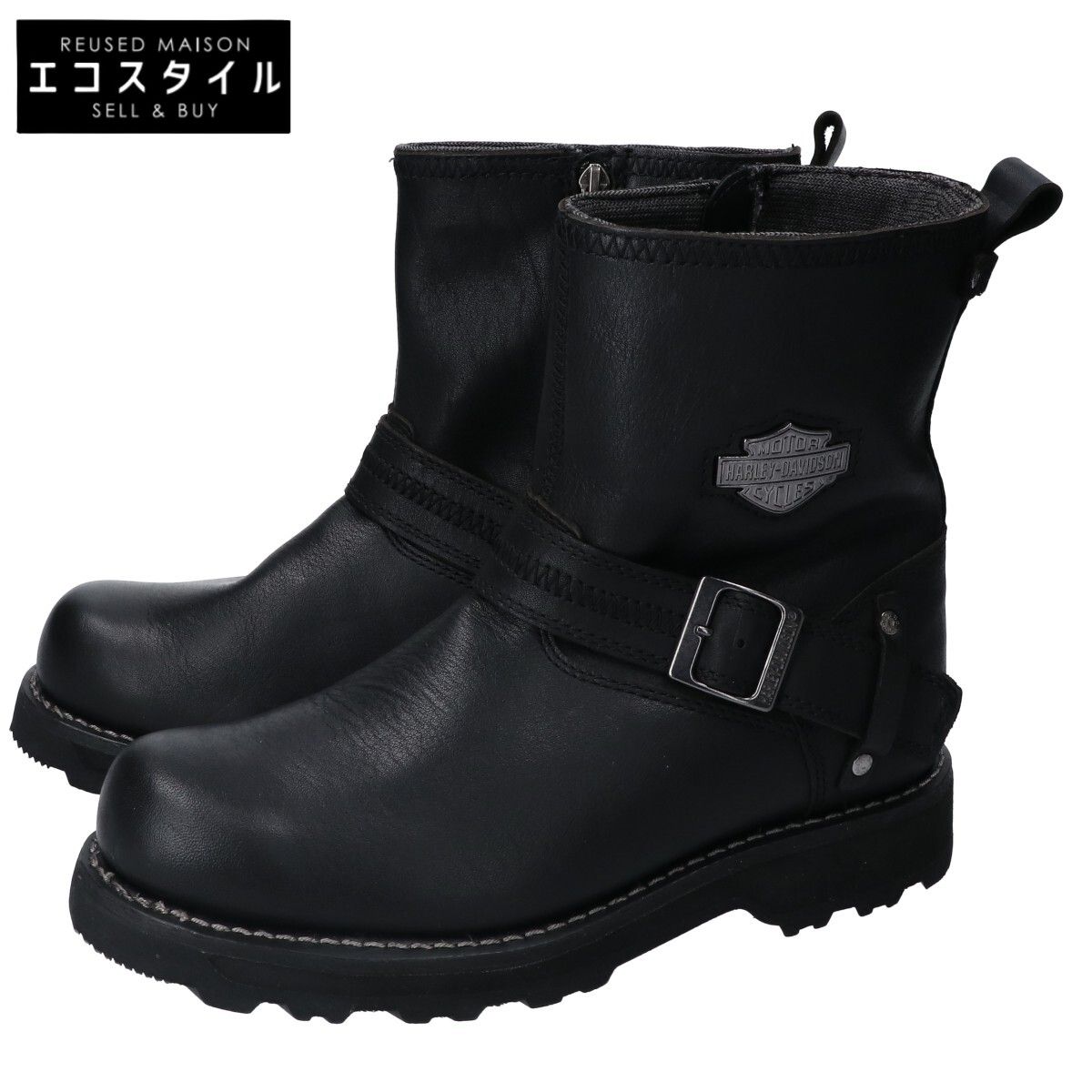 HARLEY-DAVIDSON ハーレーダビッドソン 【新品同様】D93511 リクトン レザーモーターサイクルブーツ/ UK7.5