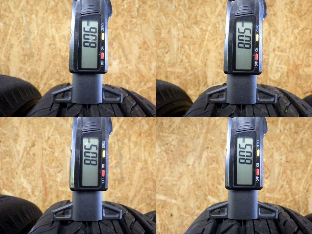 K228 送料無料◆ 製造 約9部山 ◆BS DUELER H|L◆195|80R16◆4本