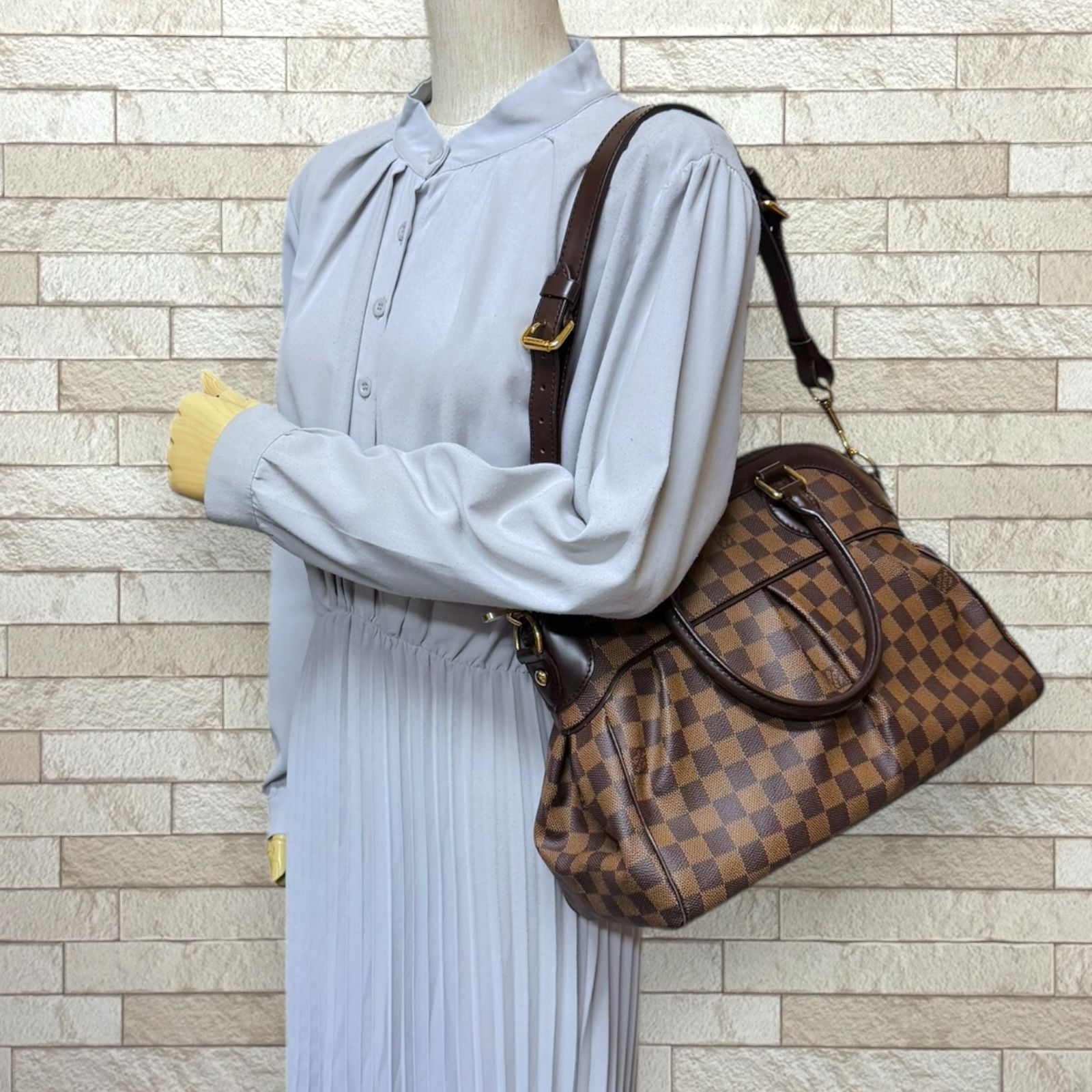 LOUIS VUITTON ルイ ヴィトン ダミエ トレヴィPM ハンドバッグ 2WAY