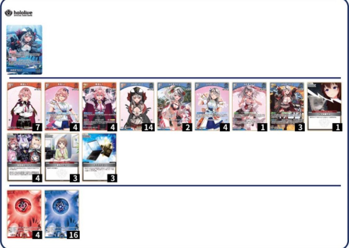 ホロカ ホロライブ 沙花叉クロヱ 鷹嶺ルイ 本格構築済み デッキ 優勝構築