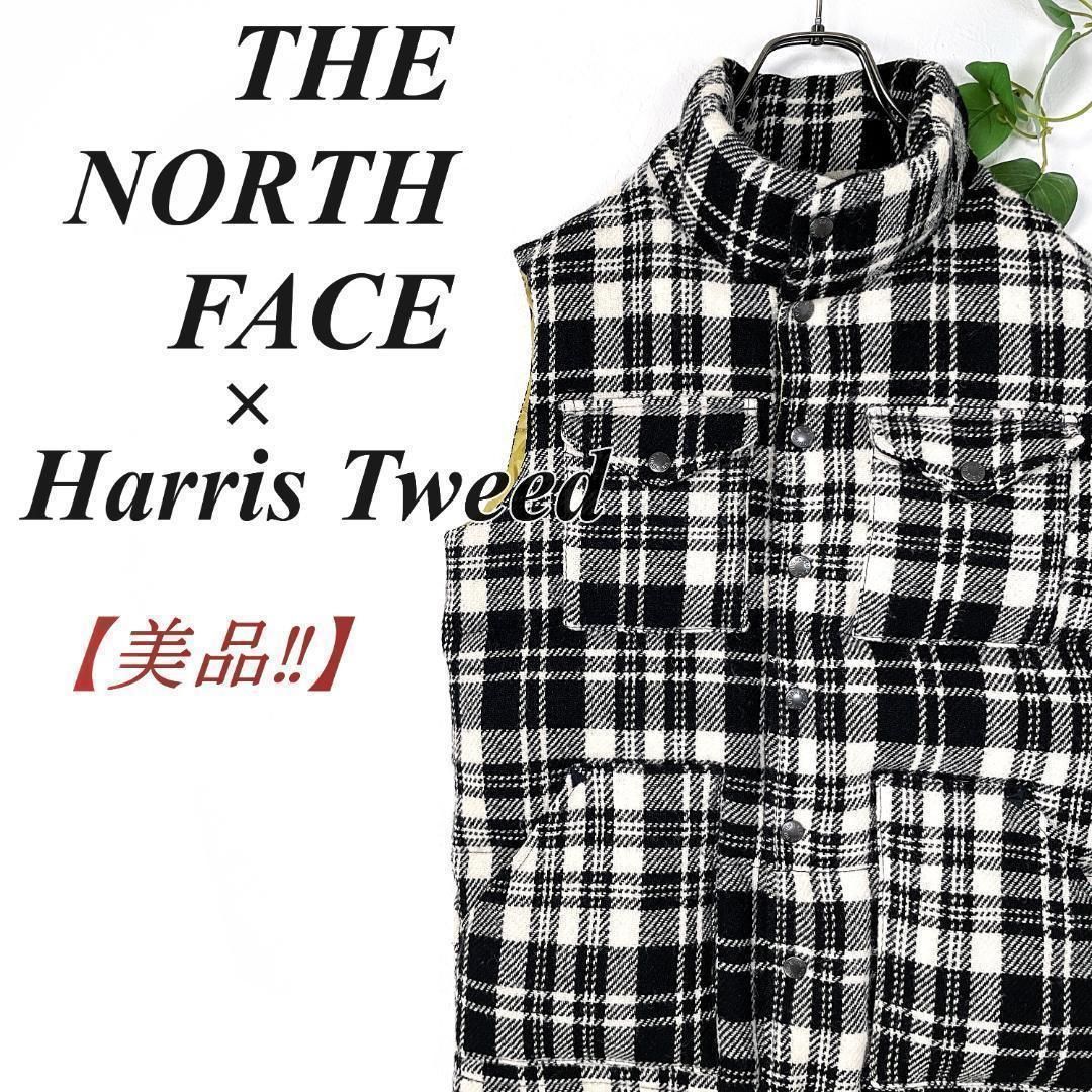 希少THE NORTH FACE 仕上っ パッチワーク ラムウール ベスト 