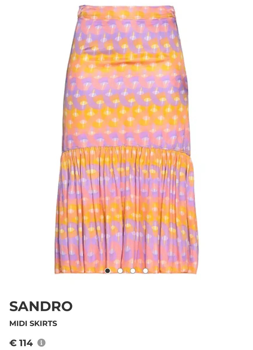 Sandro SANDRO サンドロ ウーブン グラフィック スカート 0 GULLKHAN_COM