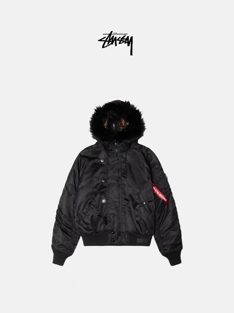 STUSSY × ALPHA N-2B SHORT WAIST PARKA M STUSSY × ALPHA N-2B SHORT