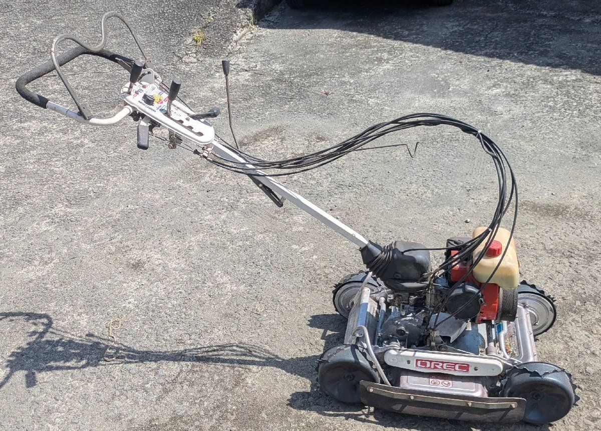 鹿児島発　オーレック２サイクルエンジンスパイダーモアSP850A　キャブレター新品交換済み 鹿児島発 オーレック2サイクルエンジンスパイダーモアSP850A