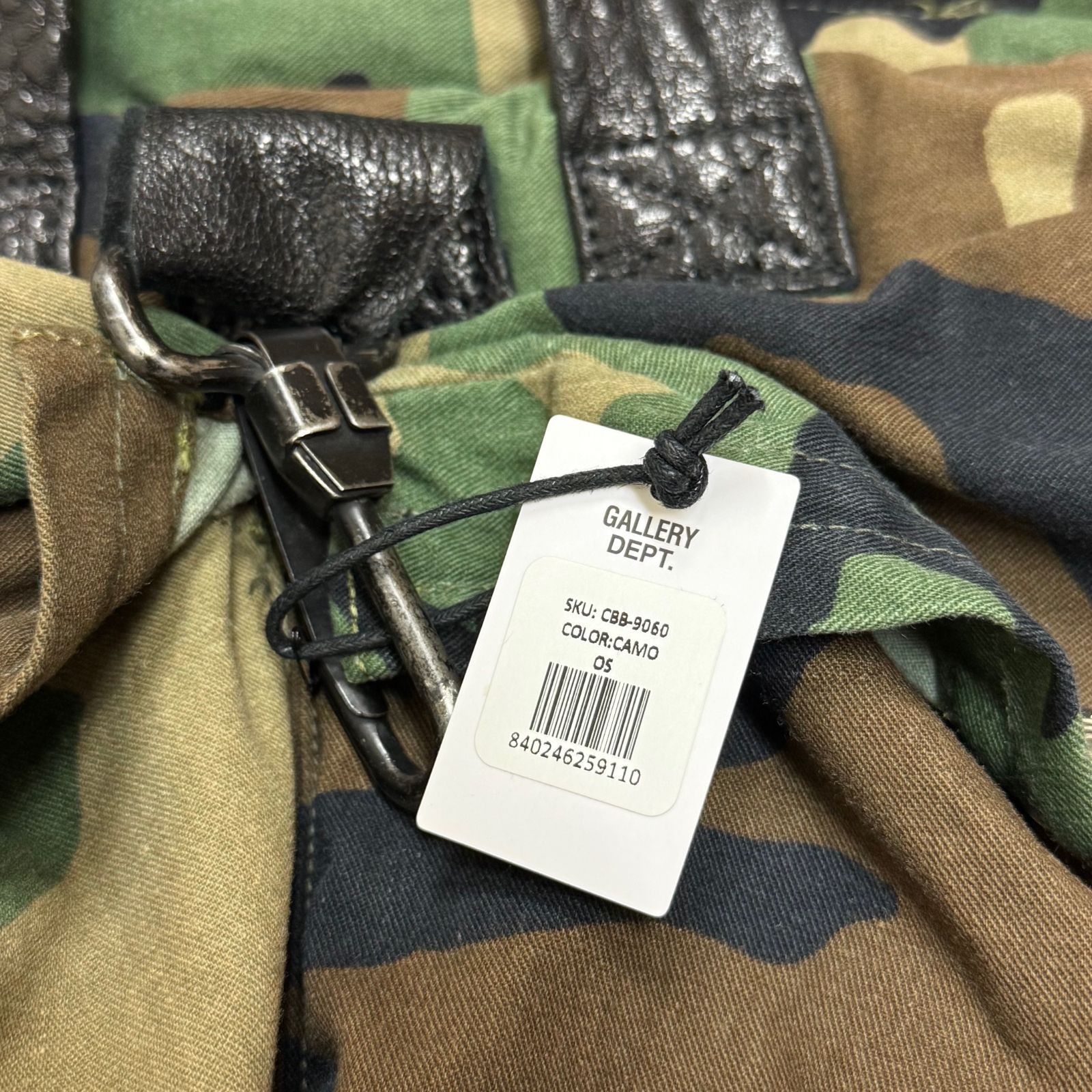 未使用品 GALLERY DEPT. CAMO BUSINESS BAG 迷彩 カモフラ ショルダー 