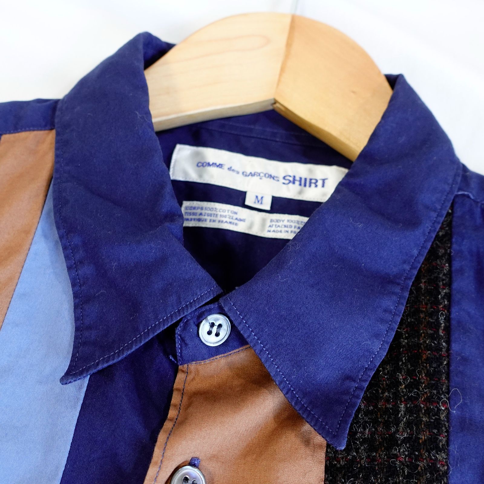 COMME des GARÇONS SHIRT M 長袖シャツ希少