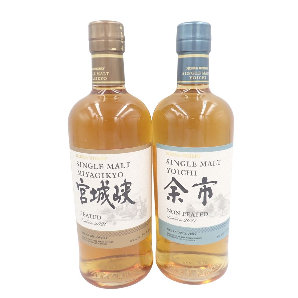 ニッカ余市・宮城峡 2本セット【未開栓】東京都限定 - メルカリ