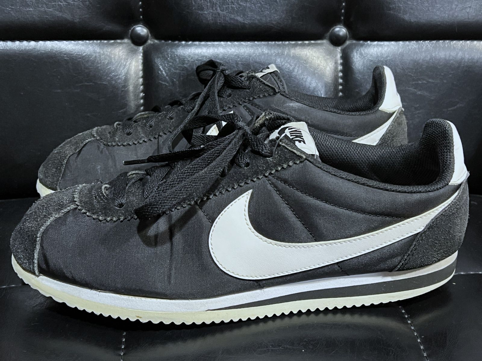 ナイキ 15年 クラシック コルテッツ ナイロン 黒白 28cm NIKE ブラック CLASSIC CORTEZ NYLON - メルカリ