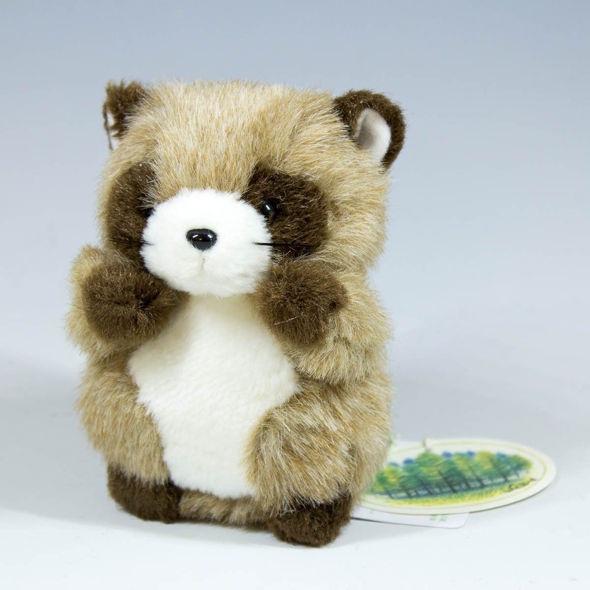 【新着商品】ミニ タヌキ 森のなかま ぬいぐるみ たけのこ 85211