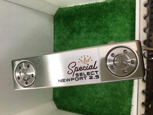 タイトリスト SCOTTY CAMERON Special select NEWPORT 2.5 33インチ パター PT スチール フレックスその他 メンズ 男性用 右利き 右用 Cランク ゴルフクラブ
