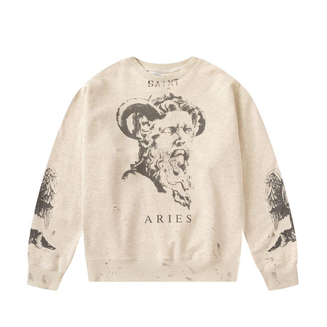 美品 Saint Mxxxxxx Aries セントマイケル スウェット SAINT MICHAEL GOAT TEE