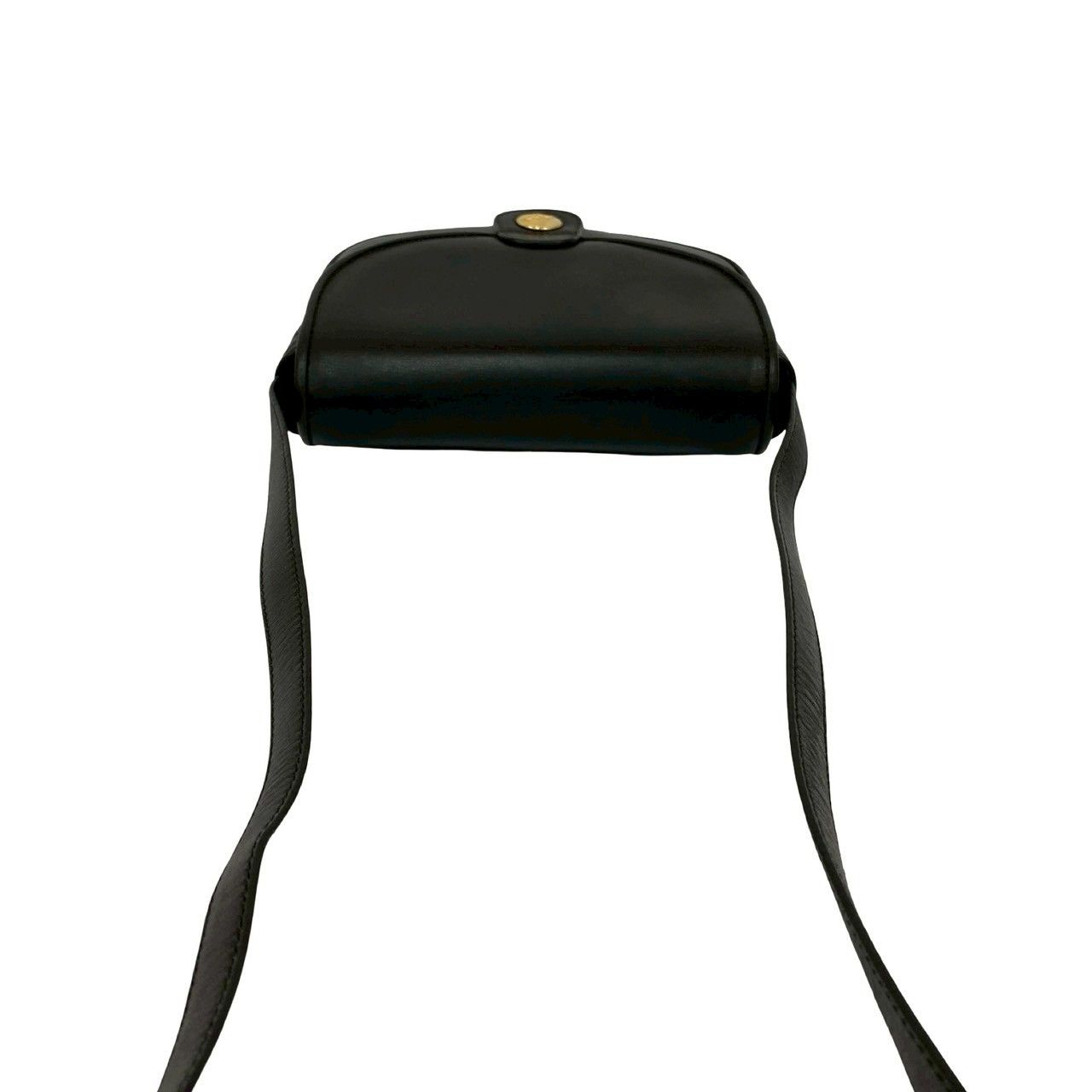 極 美品 袋付き CELINE セリーヌ トリオンフ ロゴ 金具 レザー 本革