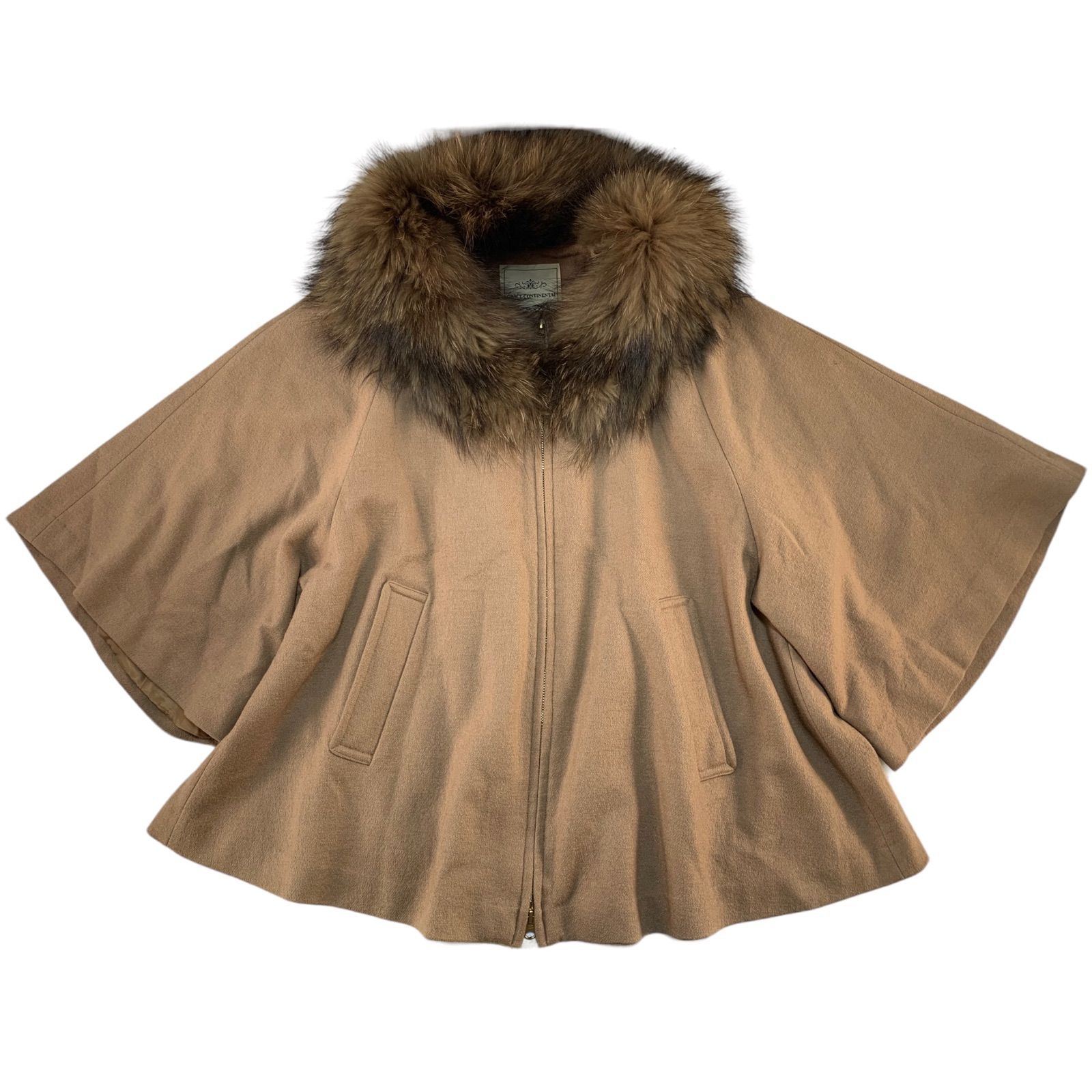 ザラ×マンテコ BTS・ヨンギ着 バックル付きケープコート ポンチョ