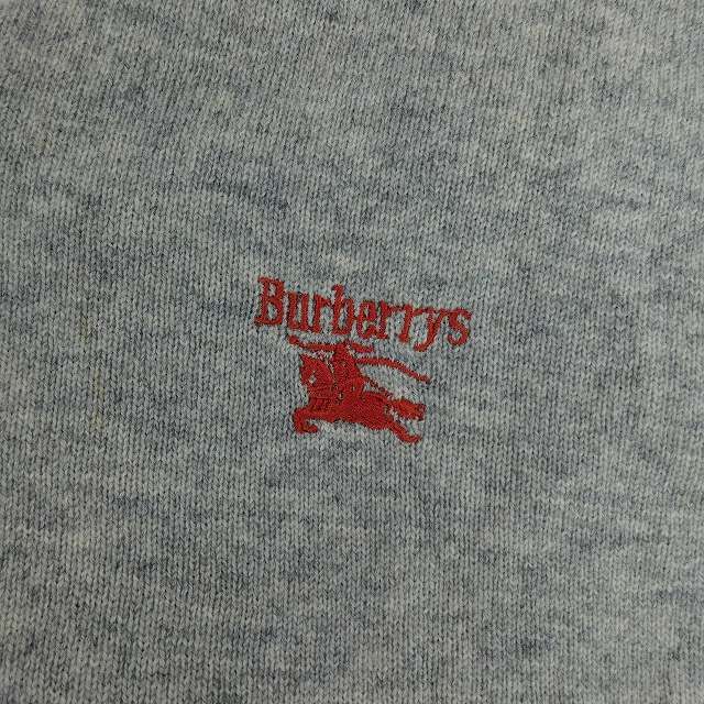 バーバリーズ Burberrys ヴィンテージ ニット セーター 長袖 プルオーバー ロゴ 刺繍 42 赤 レッド /GV レディース 古着通販】90s Burberrys knit バーバリー ニット burberry