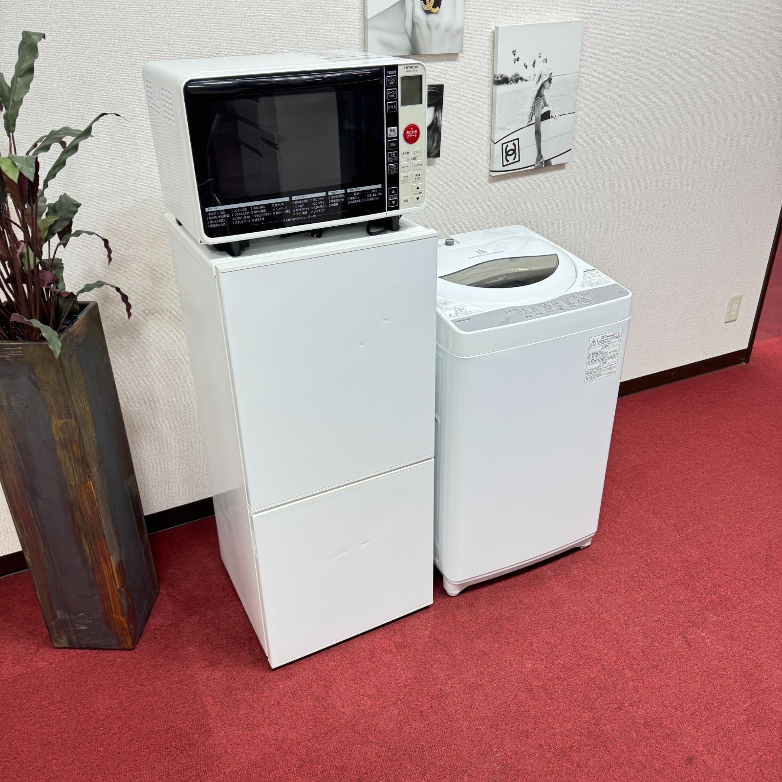 東京23区送料無料 超美品家電3点セット 取り置きOK プロによる洗浄/除 