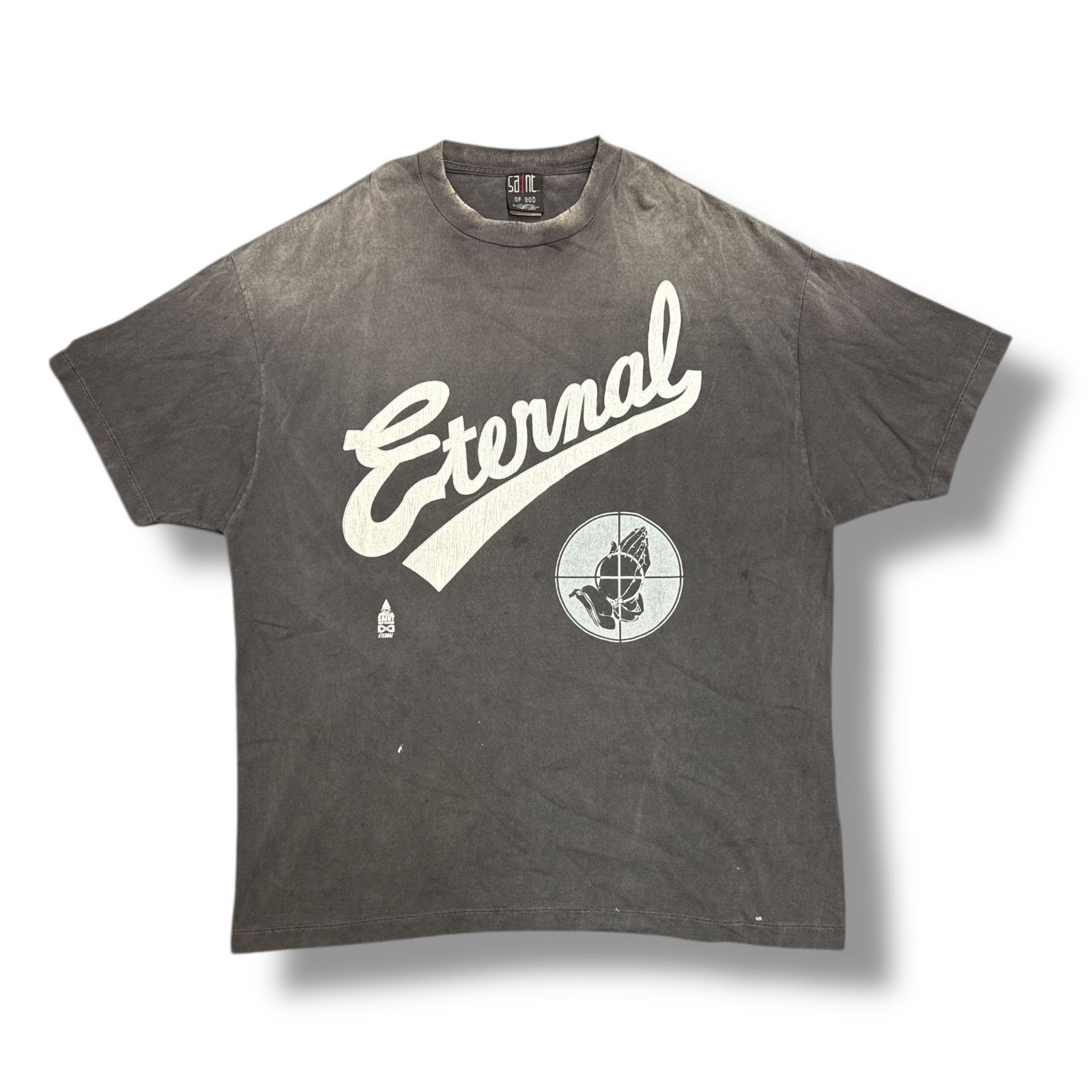 参考上代55000円 SAINT MICHAEL × FEAR OF GOD 25SS SNT OF GOD TEE 