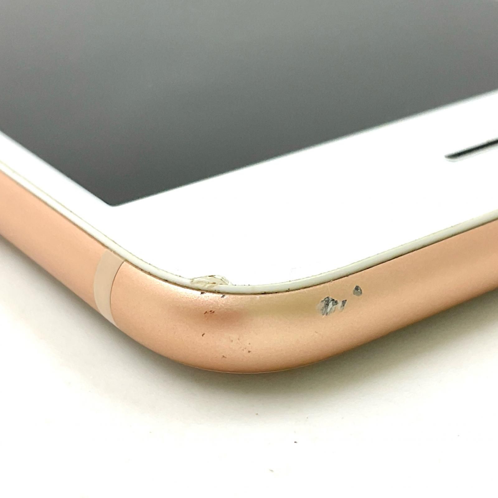 スマートフォン・携帯電話 iPhone 8 64GB ゴールド docomo 白ロム 動作