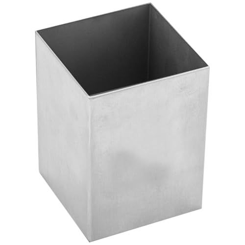 Ciieeo 卓上ペンホルダー ペン立て ステンレス製 角型 収納ボックス 文房