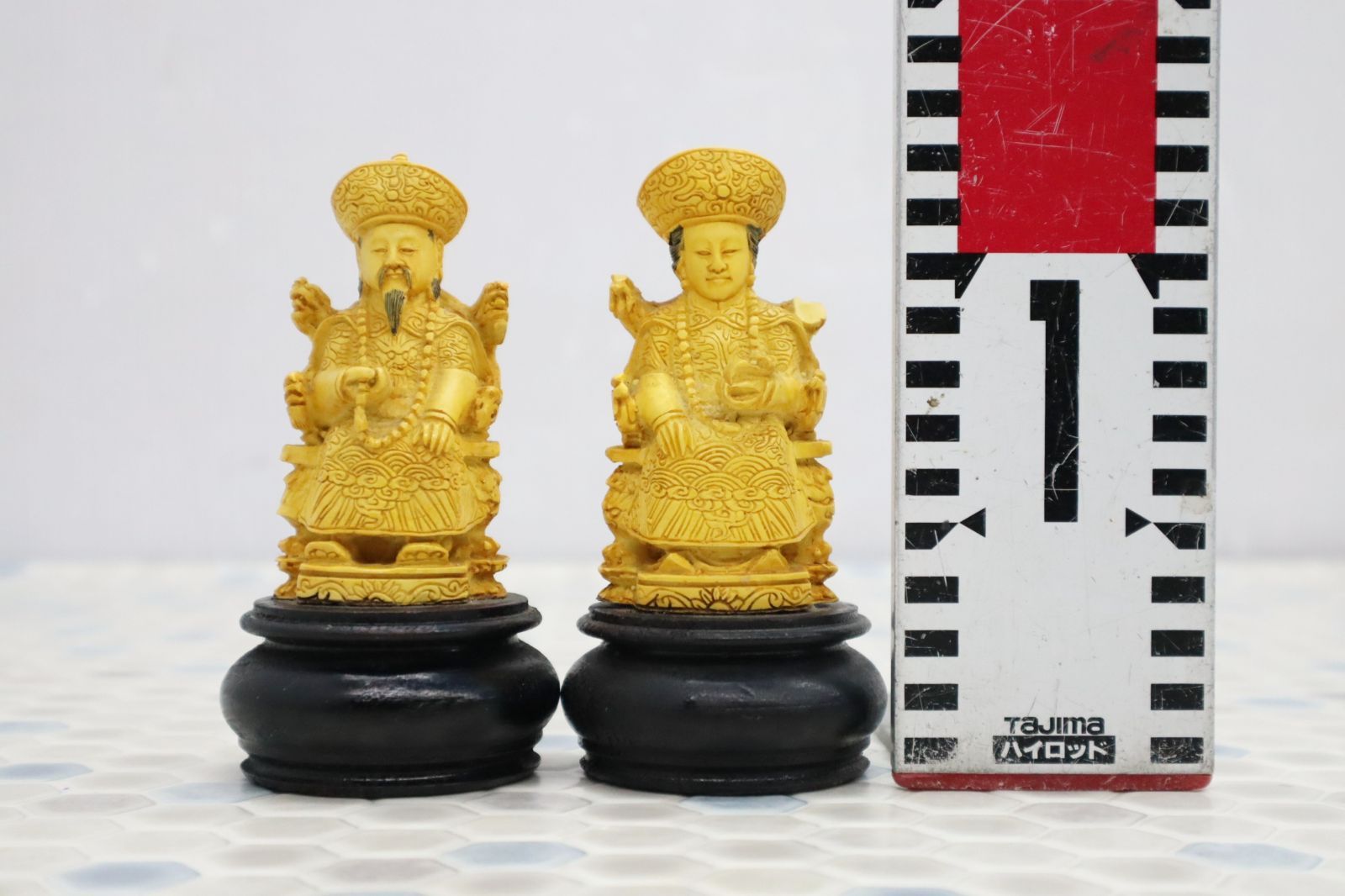 ◇高さ約13cm 古玩 骨董｜中国 皇帝像 中国美術｜ 伝統工芸品 彫刻