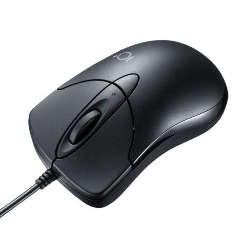 5個セット サンワサプライ 静音有線ブルーLEDマウス ”イオプラス” MA-IPYBS301BKX5