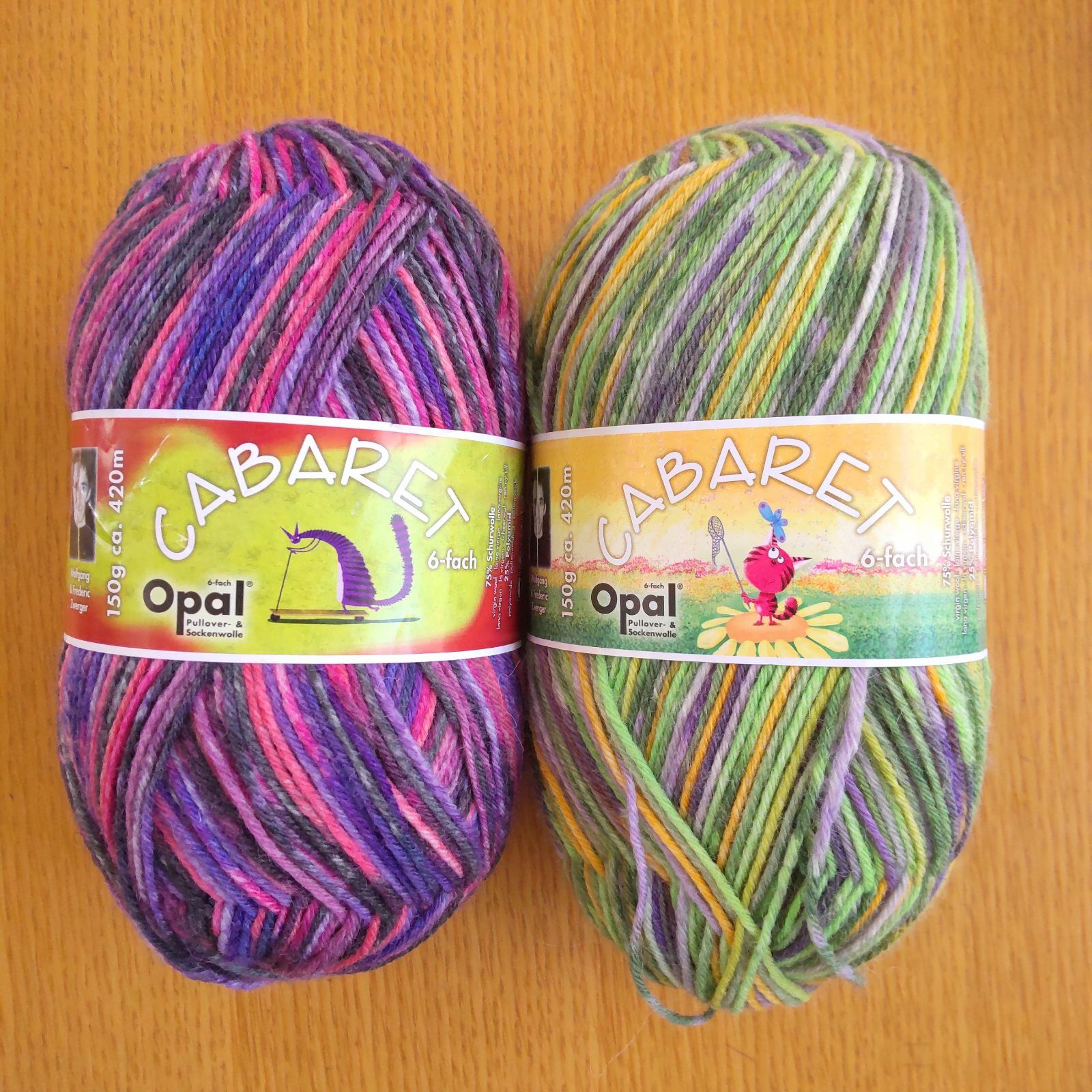 レア毛糸☆Opal フンデルトヴァッサー 6ply ソックヤーン 毛糸の+