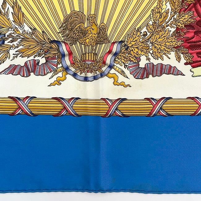 7AM22 新品未使用 タグ付き HERMES カレ90 フランス革命を記念して