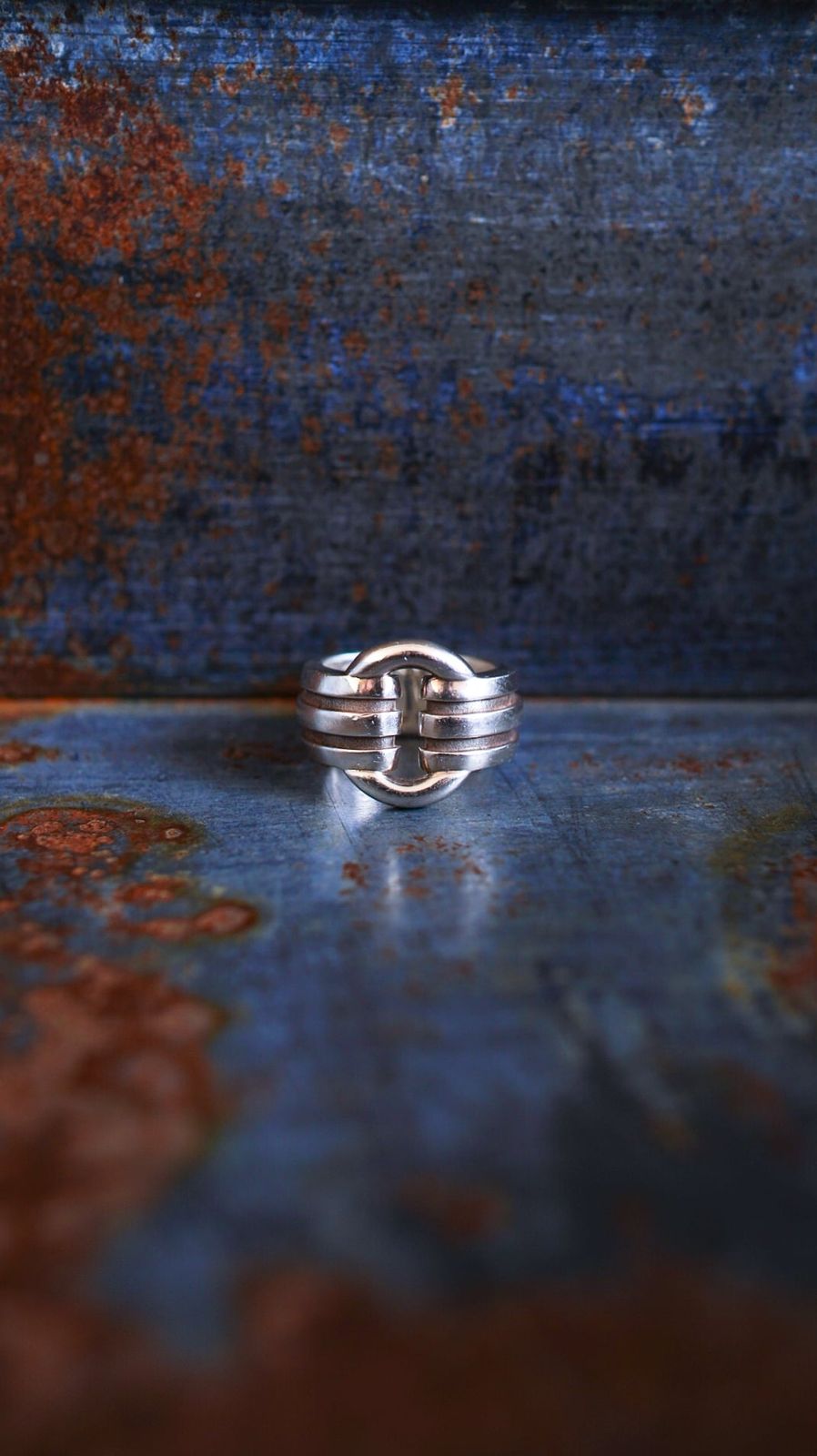 1995 TIFFANY-Co. ティファニー アトラス グルーヴ リング シルバー925 指輪 ヴィンテージ メンズ