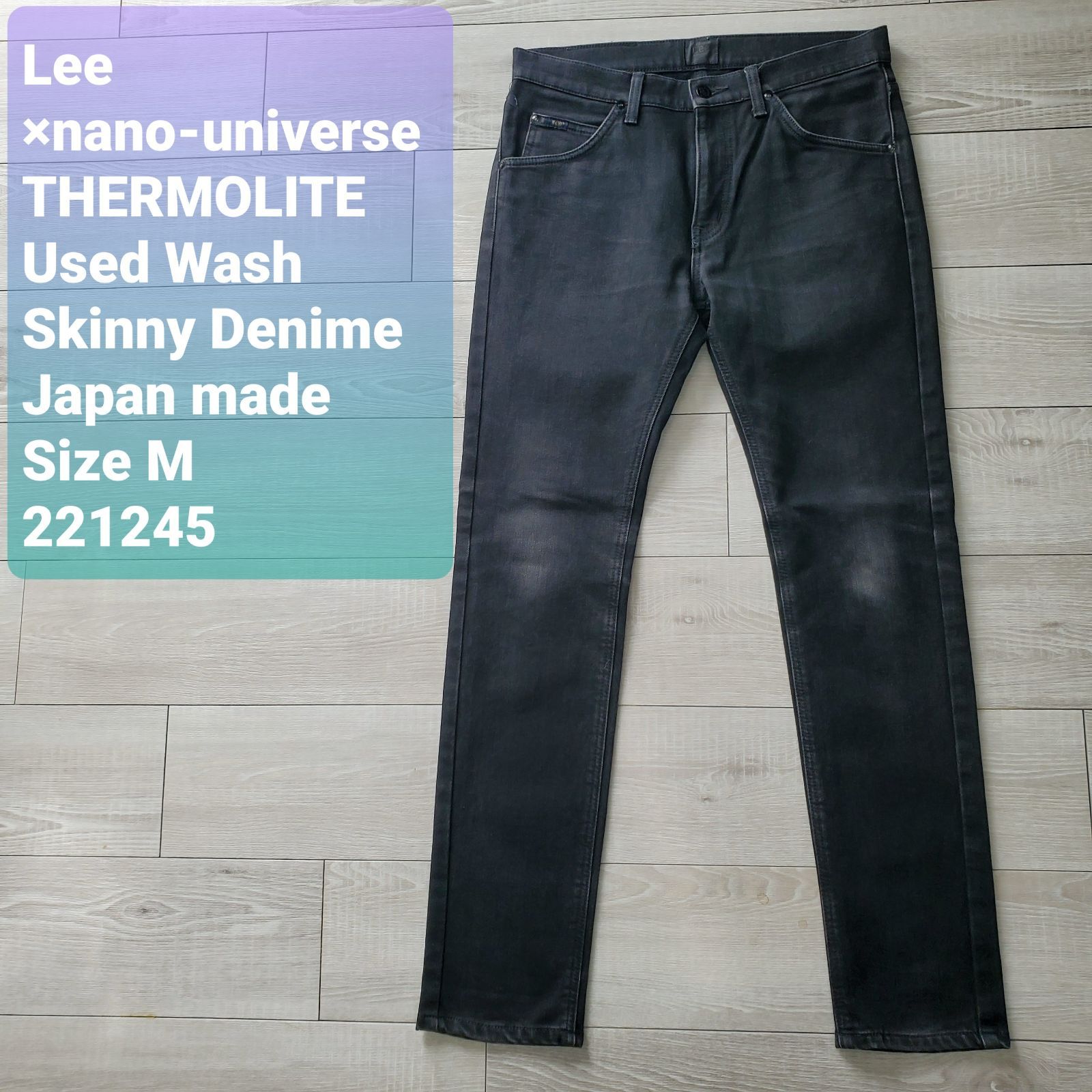 NANO Leeリー×nano・universeナノユニバース⁄別注コラボ⁄濃紺