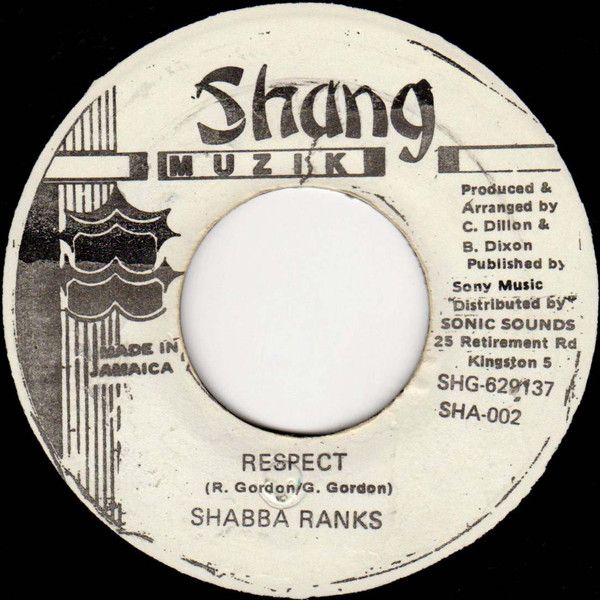 Shabba Ranks, Snow, レコードセット ジャマイカ7” Shabba Ranks Respect NONE Shang Muzik /00080
