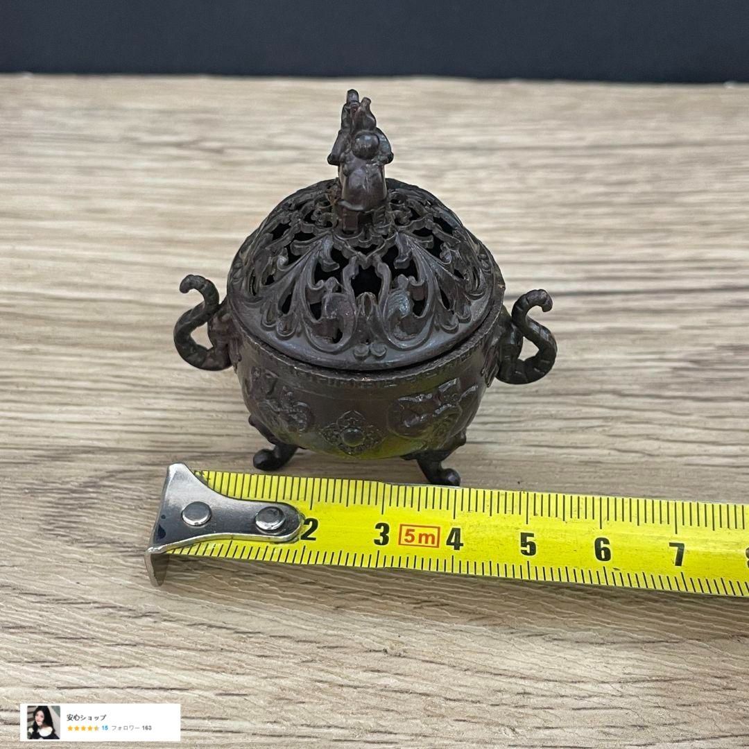 銅 細工 お坊さん 香炉 茶道具 工芸品 美術品 置物 銅 細工 象蓋香炉 塔香炉 檀香炉 香具茶台薫香炉 工芸品 置物