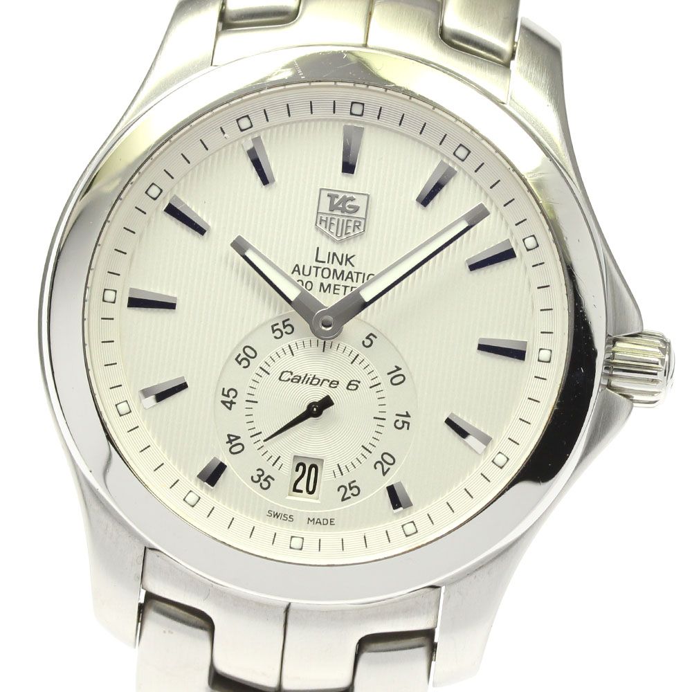タグホイヤー TAG HEUER WJF211B リンク キャリバー6 デイト 自動巻き メンズ保証書付き_805582