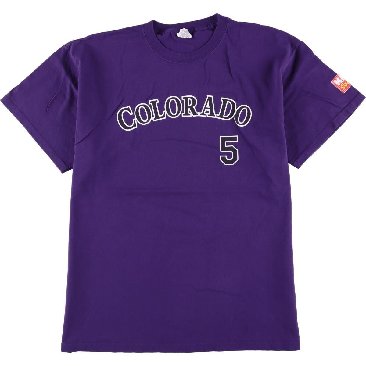Colorado Rockies Tシャツ 紫サイズXL
