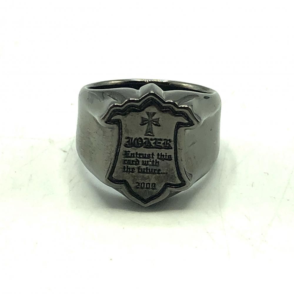 中古】DEAL DESIGN JORKER リング サイズ#22 ブラック 指輪 ディール 