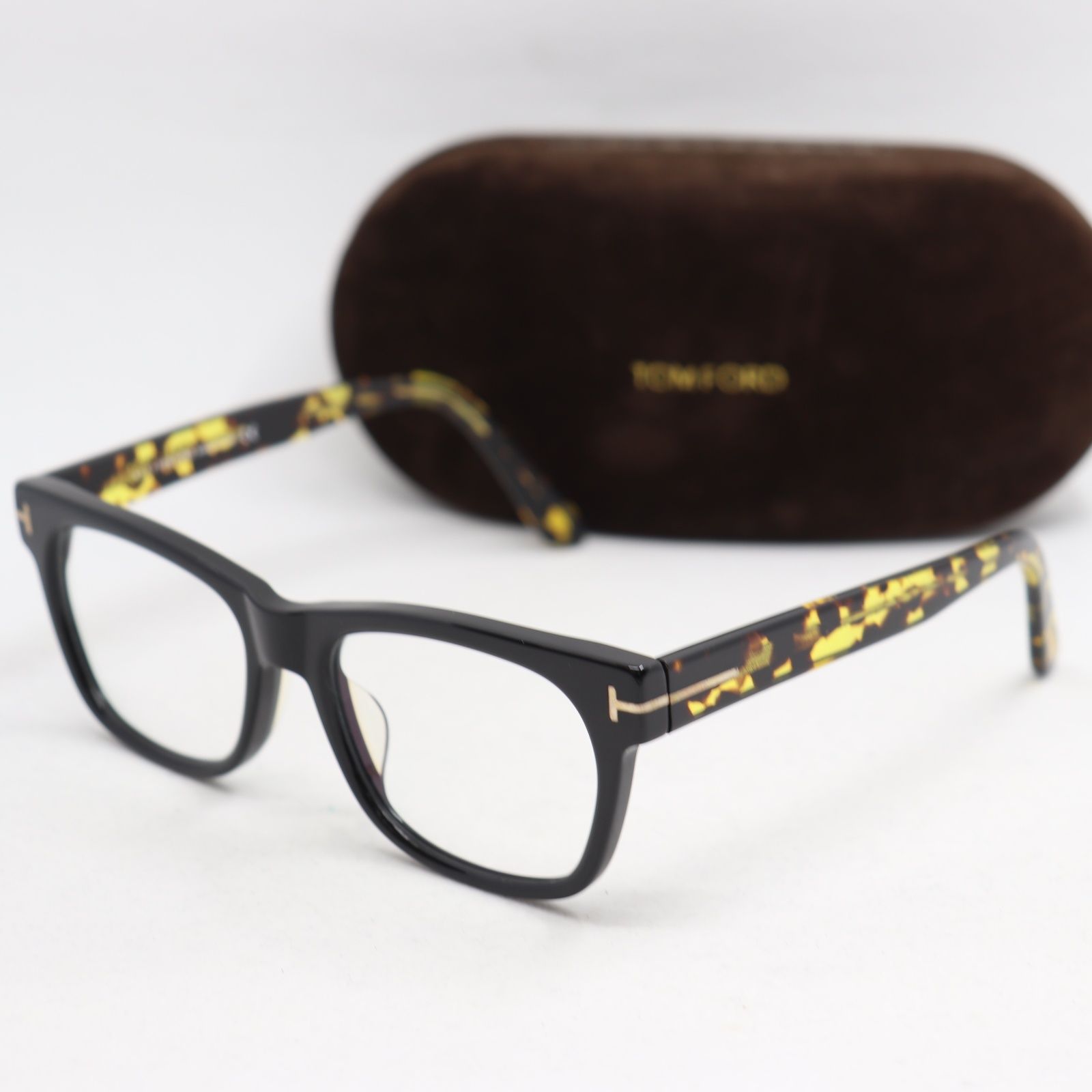 ITES1PHWXVR6 TOM FORD トムフォード メガネフレーム TF5468 53□18 145 ウェリントン アイウェア 眼鏡 メガネケース  - メルカリ