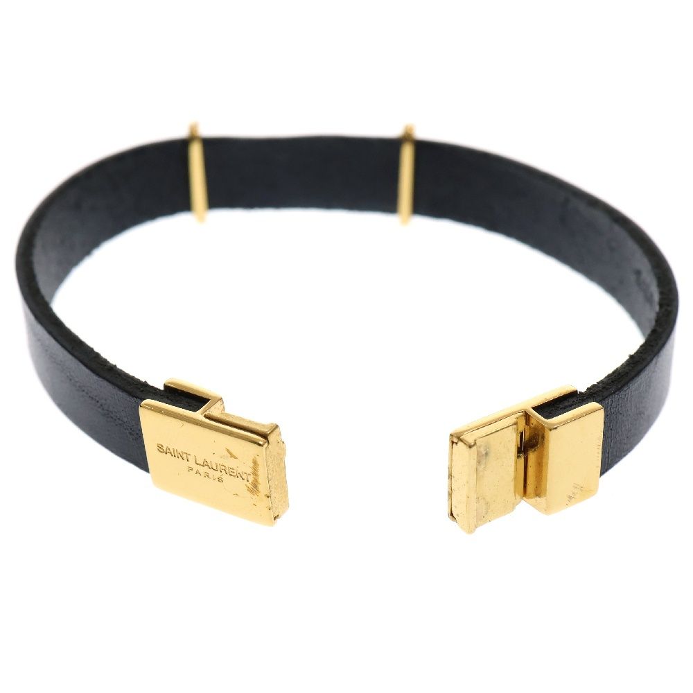 SAINT LAURENT PARIS (サンローランパリ) シグネチャーロゴ レザー