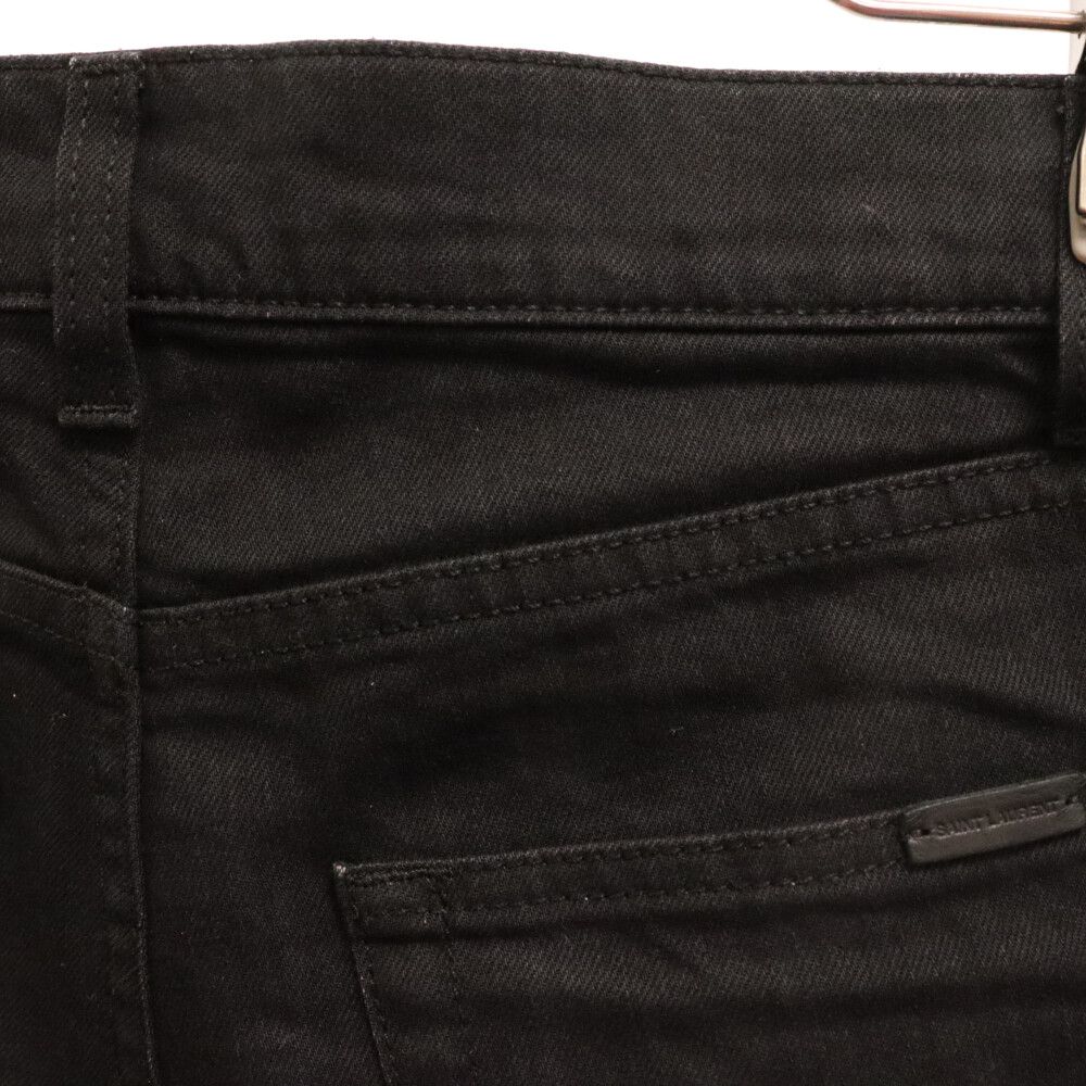 Saint Laurent Paris Black High-Rise D04 W/SK-HW Skinny Jeans