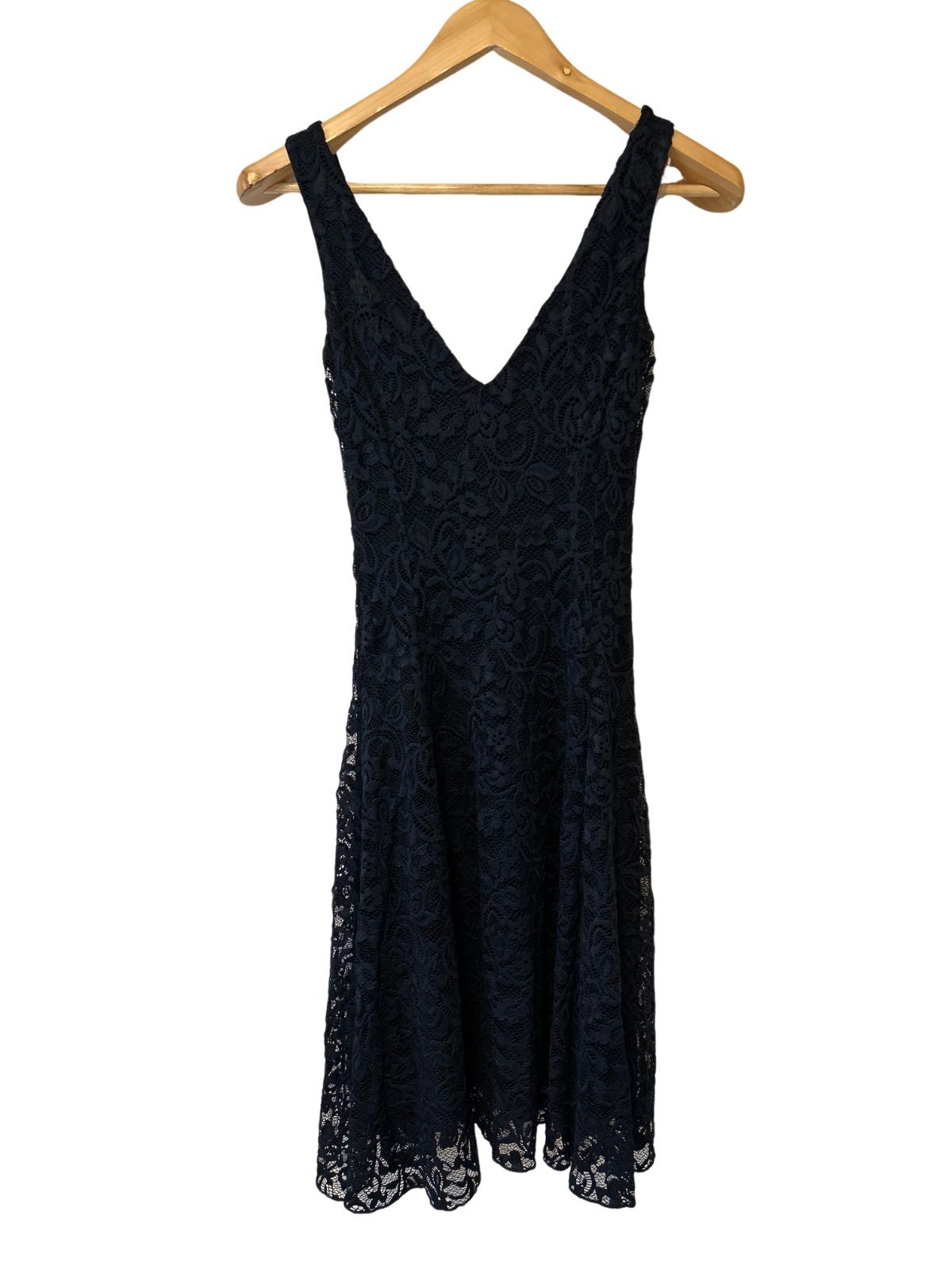 未使用●LAUREN RALPH LAUREN ノースリーブワンピース レース ローレンラルフローレン LAUREN RALPH LAUREN レース切り替え