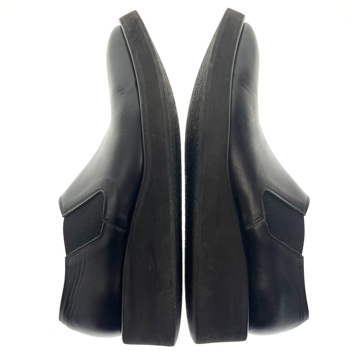 LAD MUSICIAN サイドゴアスリッポン 黒 42 レザーシューズ 【公式通販】